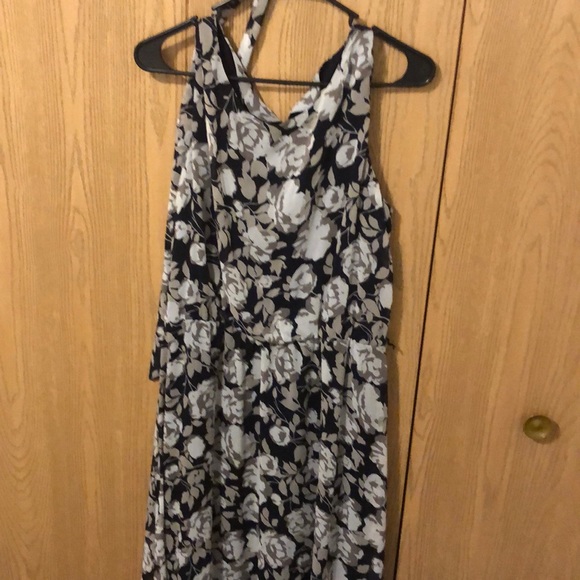 Womans size 16 navy blue dress by prelude. - Picture 3 of 5